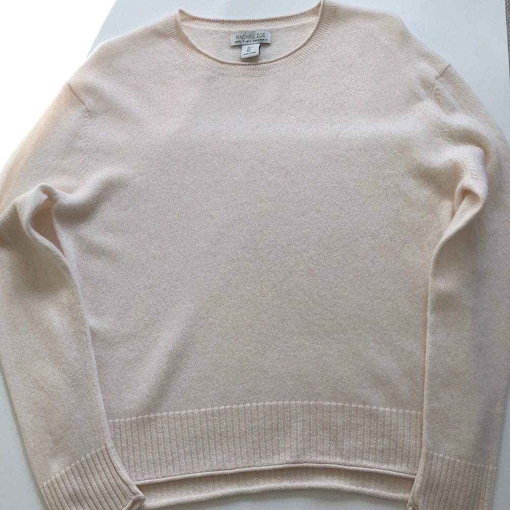 Rachel Zoe Soft Cream Cashmere sweater